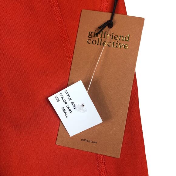 GIRLFRIEND COLLECTIVE Leggings Cropped High Waisted Capri Size Small NWT Tart - Picture 2 of 6